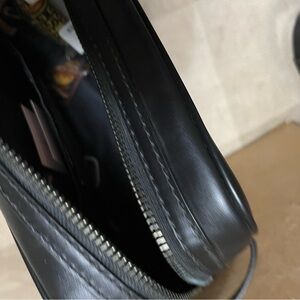 Black Leather Men's Bag